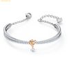  Vòng tay Swarovski Lifelong Heart bangle 5516544 White 