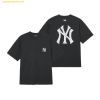 Áo Phông MLB Classic Monogram Big Luxe Short Sleeve T-Shirt NY (Black) 3ATSM0343-50BKS