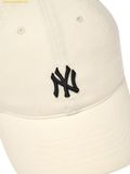  Mũ Lưỡi Trai MLB Rookie Unstructured Ball Cap New York Yankees 3ACP7701N-50IVS Màu Trắng Cream 