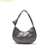  Túi Đeo Vai MLB Classic Mono Crack Embo Hobo Bag Boston Red Sox Grey 3ABQMV25N-43GRS 