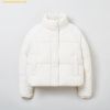 Áo Khoác Phao WHOAU (SAPO) Pastel Puffer SPJPE4TG01 Trắng Kem