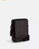  Túi Đeo Chéo Nam Coach Sullivan Crossbody In Signature Canvas CAT78 Nâu Logo 