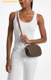  Túi Đeo Chéo Michael Kors Jet Set Small Logo Convertible Camera Bag Brown 