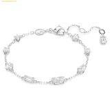  Lắc Tay Swarovski Mesmera bracelet Mixed cuts, Scattered design, White, Rhodium plated 5661530 