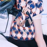  Túi Đeo Vai MLB Argyle Monogram Strap Hobo Bag New York Yankees - D.Navy 3ABQS072N-50NYD 