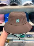  Mũ Bucket MLB Lightweight nylon wide safari hat New York Yankees - SKU: 3AHTB056N-50BRD - D.Brown 