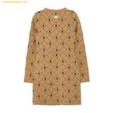  Đầm MLB Women's Diamond Monogram Jacquard Slim Fit Dress NY (Black) 3FOPM0334-50BKS 