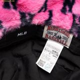  Mũ Bucket Lông MLB Monogram Mink Fleece Bucket Hats New York Yankees Pink 3AHTM0316-50PKD 