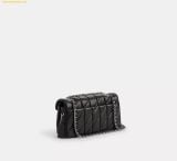  Túi Đeo Chéo Coach Tabby Shoulder Bag 26 With Pillow Quilting Black CP150 