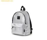  Balo Mini Lifework Ladok Square Silicone Crest Mini Backpack Black LW255BG911 Bạc 