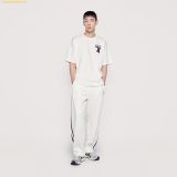  Áo Phông ADLV Fuzzy Font Rabbit Short Sleeve T-Shirt Trắng Kem 