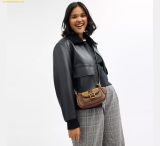  Túi Đeo Vai Coach Ashton Mini Shoulder Bag In Signature Canvas Vintage Brown CDB13 