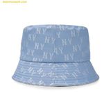  Mũ Bucket MLB Bucket Hat Monogram Series New York Yankees 3AHTM124N-50SBD Xanh 