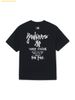  Áo Phông MLB Basic Street Back Letter Oversized Short Sleeve T-shirt New York Yankees 3ATSB1063-50BKS Black 