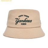  Mũ Bucket MLB Varsity Lettering Bucket Hat NY (L.Sand) 3AHTV013N-50SAL Begi 