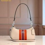  Túi Đeo Vai Coach Teri Mini Crossbody Bag With Stripe CAL22 Ivory Multi 
