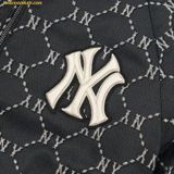  Áo Khoác Bomber MLB Diamond Monogram Jacquard Baseball Jumper NY (Black) 3AJPM0224-50BKS 