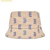  Mũ Bucket MLB Bic Classic Monogram Bucket Hat Boston Red Sox 