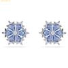  Bông Tai, Khuyên Tai Swarovski Magic stud earrings Snowflake, Blue, Rhodium plated 5734242 