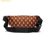  Túi Đeo Hông MLB Monogram Hip Hop Boston Red Sox 3AHSM012N-43BRD Màu Nâu 
