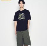  Áo Phông ADLV Universe Drawing Short Sleeve T-Shirt Đen 