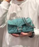  Túi Xách Coach Tabby Shoulder Bag 20 With Quilting CBG33 Xanh Mint 