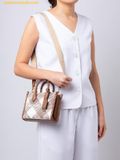  Túi Tote Mini Vuông Michael Kors Mirella Extra-Small Logo Crossbody XBODY Shopper Bag 