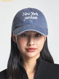  Mũ Lưỡi Trai MLB New York Yankees Varsity Lettering Washed Unstructured Ball Cap 3ACPVV04N-50NYS Navy 