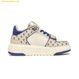 Giày Thể Thao MLB Cổ Cao Chunky Liner Mid Classic Monogram Boston Red Sox L.Beige 3ASXLM13N-43BGL 