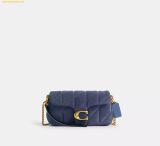  Túi Đeo Chéo Coach Tabby Chain Crossbody Bag 19 With Quilting Light Denim CCD85 