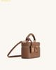  Túi Cốp Đeo Chéo JW PEI Cleo Box Shape Top Handle Bag - Brown 