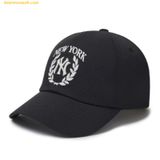  Mũ Lưỡi Trai MLB Sportive Varsity Emblem Unstructured Ball Cap NY - 3ACPV094N-50BKS Đen Phom Cứng 