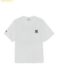  Áo Phông MLB Basic Street Back Letter Oversized Short Sleeve T-shirt New York Yankees 3ATSB1063-50WHS White 