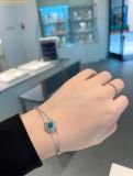  Vòng Tay, Lắc Tay Swarovski Idyllia bracelet Mixed cuts, Sun, Green, Rhodium plated 5642960 