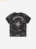  Áo Bad Blood Cosmo Reflective Ringer T-Shirt - Black Camo w-tee25-094 