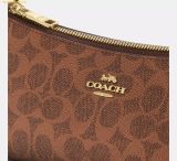  Túi Đeo Vai Coach Charlotte Shoulder Bag In Signature Canvas CCL40 Brown 