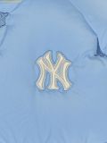  Áo Khoác Phao MLB Megagram Embroidered Tube Hooded Crop Padded NY (Sky Blue) 3FDJG1046-50SBS 