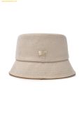  Mũ Bucket MLB Basic Canvas Leather Logo Bucket Hat BOS 3AHTVL14N-43CRD Begi 