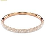  Vòng Tay, Lắc Tay Swarovski Sublime bangle Snow pavé, White, Rose gold-tone plated 5688610 