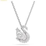  Dây Chuyền, Vòng Cổ SWAROVSKI Swan pendant Mixed cuts dancing , Swan, White 5732412 
