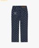  Quần Dài MLB Classic Monogram Stripe Jacquard Denim 3FDPM0424 