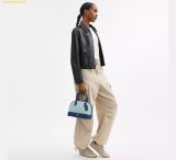  Túi Xách Coach Sabrina Satchel Bag - Colorblock Deep Blue CAM56 