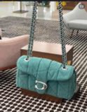  Túi Xách Coach Tabby Shoulder Bag 20 With Quilting CBG33 Xanh Mint 