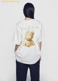  Áo Phông ADLV Block Bear Short Sleeve T-Shirt Trắng Cream 
