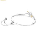  Lắc Tay Swarovski Idyllia bracelet Mixed cuts, Heart with arrow, White, Rhodium plated 5742022 