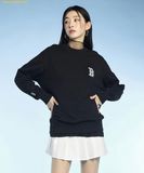  Áo Sweat MLB Cube Monogram Big Logo Overfit Man-to-Man BOS (Black) 3AMTM0131-43BKS 