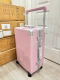  Vali Kéo FILA Ribbed Hard Shell Luggage 24 Inch Pink 