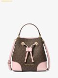  Túi Đeo Chéo Michael Kors Mercer Small Logo Bucket Bag Powder Blush 35F2GM9M1B 