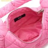 Túi Đeo Vai MLB Quilted Hobo Bag Medium CLE (Pink) 3ABQM0936-45PKS 