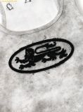  Đầm Ôm Bad Blood Lion Patch Tank Mini Dress - Washed White w-drs25-006 